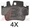 PORSC 99635294903 Brake Pad Set, disc brake